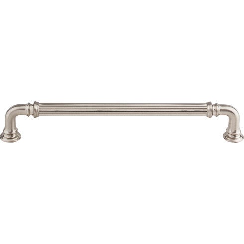 Top Knobs Reeded Appliance Pull 7" c-c in Brushed Satin Nickel