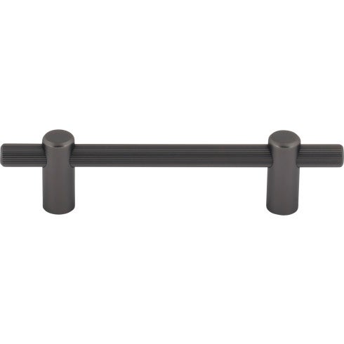 Top Knobs Dempsey Pull 3 3/4" c-c in Ash Gray
