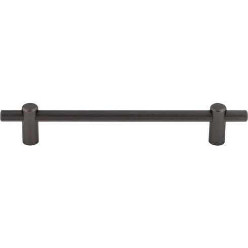 Top Knobs Dempsey Pull 6 5/16" c-c in Ash Gray
