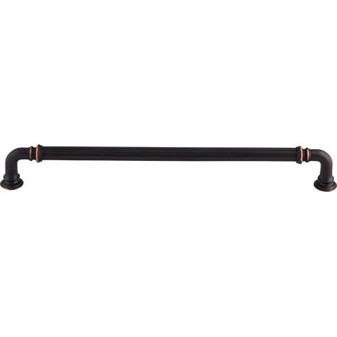 Top Knobs Reeded Appliance Pull 9" c-c in Umbrio