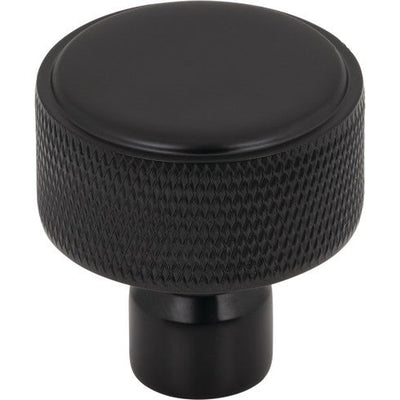 Top Knobs Garrison Knob 1 1/4" in Flat Black