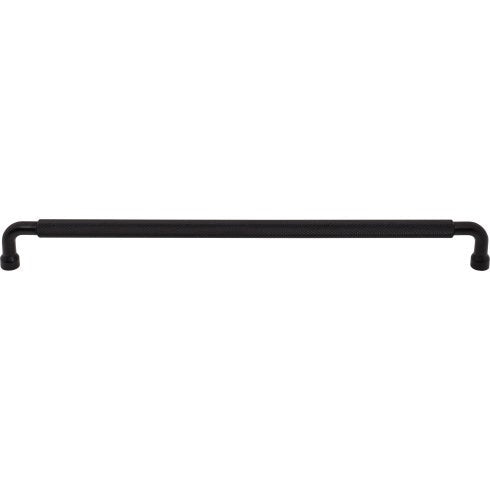 Top Knobs Garrison Pull 12" c-c in Flat Black