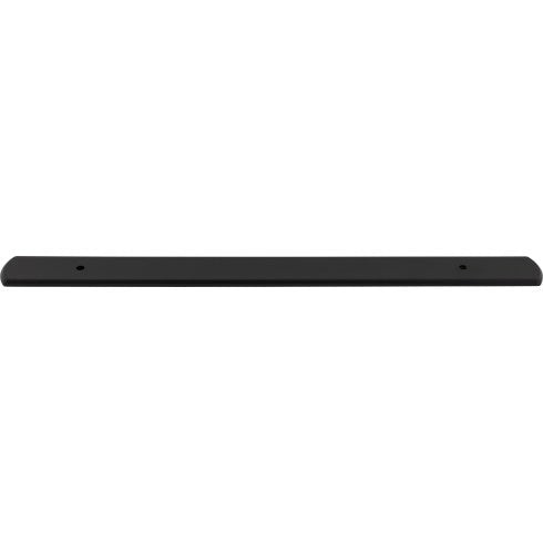Top Knobs Wescott Backplate 12" c-c Appliance Pull in Flat Black