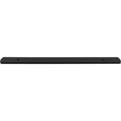 Top Knobs Wescott Backplate 12" c-c Appliance Pull in Flat Black