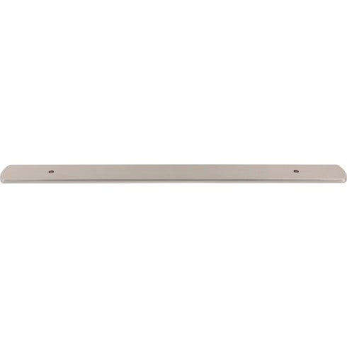 Top Knobs Wescott Backplate 12" c-c Appliance Pull in Brushed Satin Nickel