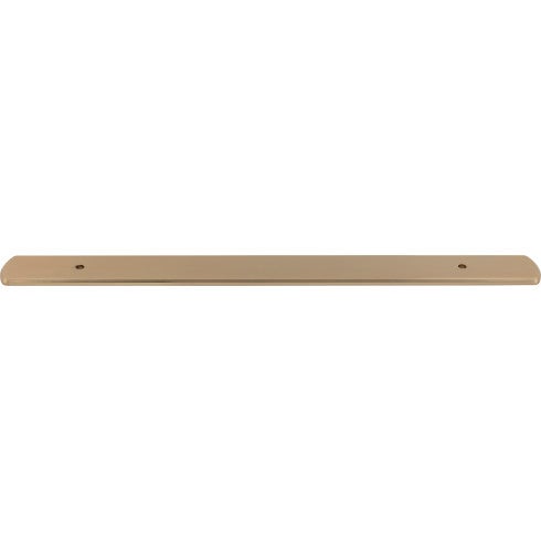 Top Knobs Wescott Backplate 12" c-c Appliance Pull in Honey Bronze