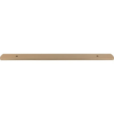 Top Knobs Wescott Backplate 12" c-c Appliance Pull in Honey Bronze