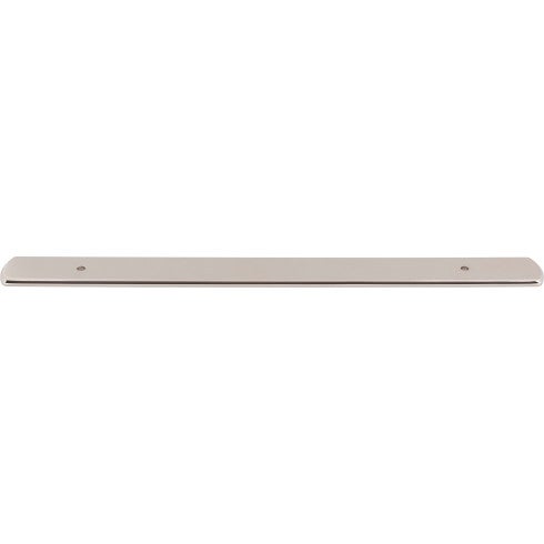 Top Knobs Wescott Backplate 12" c-c Appliance Pull in Polished Nickel