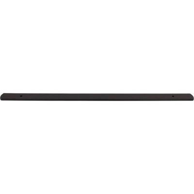 Top Knobs Wescott Backplate 18" c-c Appliance Pull in Flat Black