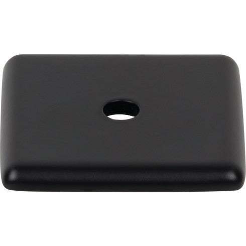 Top Knobs Radcliffe Backplate 1 1/4" in Flat Black