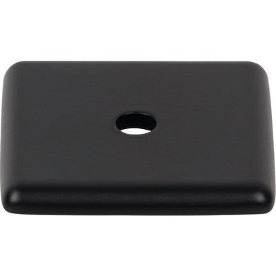 Top Knobs Radcliffe Backplate 1 1/4" in Flat Black