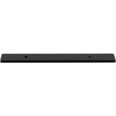 Top Knobs Radcliffe Backplate 3 3/4" c-c in Flat Black