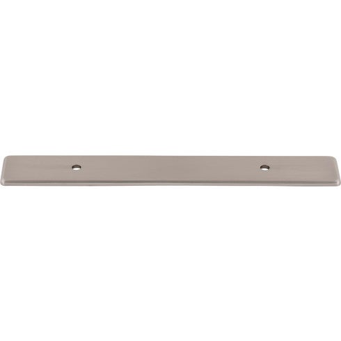 Top Knobs Radcliffe Backplate 3 3/4" c-c in Brushed Satin Nickel