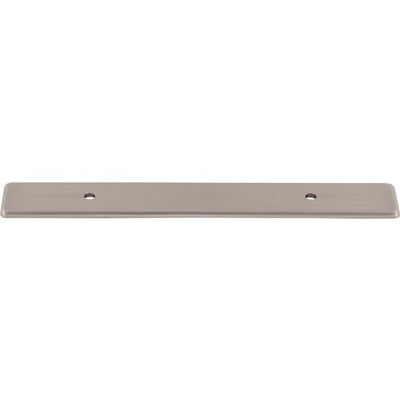Top Knobs Radcliffe Backplate 3 3/4" c-c in Brushed Satin Nickel