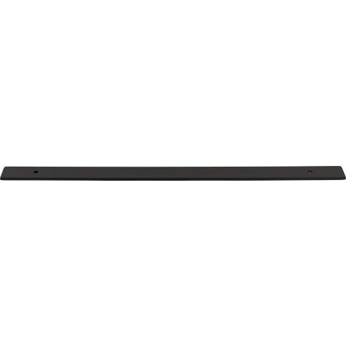 Top Knobs Radcliffe Backplate 12" c-c in Flat Black