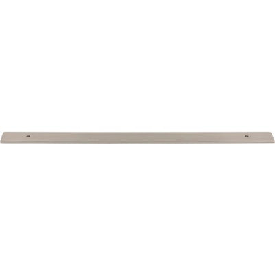 Top Knobs Radcliffe Backplate 12" c-c in Brushed Satin Nickel