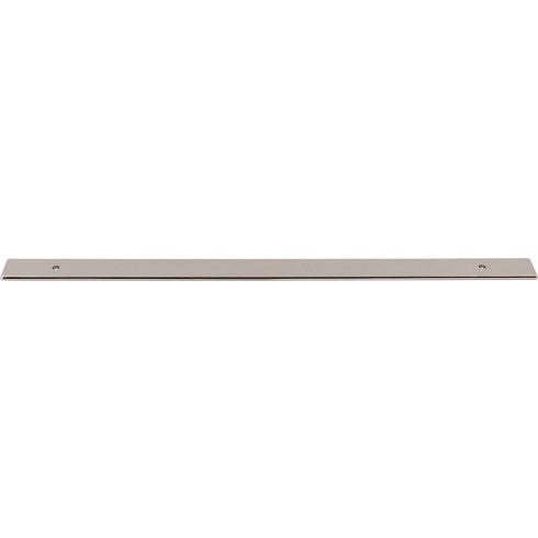 Top Knobs Radcliffe Backplate 12" c-c in Polished Nickel