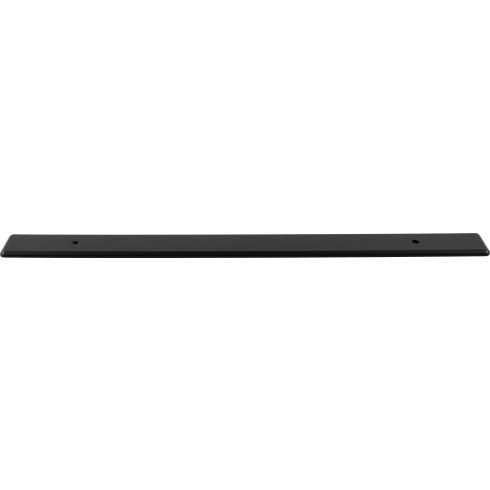 Top Knobs Radcliffe Backplate 12" c-c Appliance Pull in Flat Black