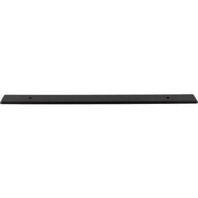 Top Knobs Radcliffe Backplate 12" c-c Appliance Pull in Flat Black