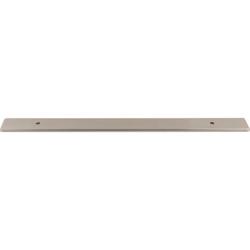 Top Knobs Radcliffe Backplate 12" c-c Appliance Pull in Brushed Satin Nickel