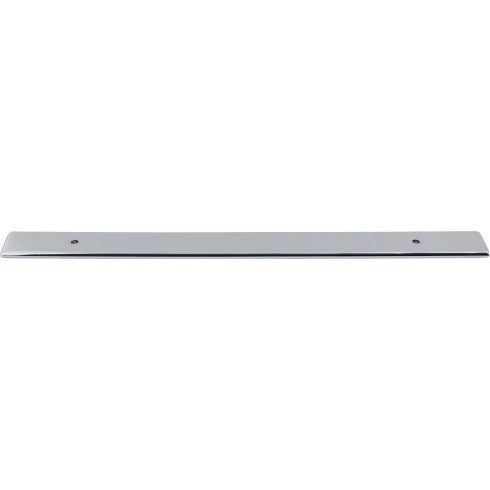 Top Knobs Radcliffe Backplate 12" c-c Appliance Pull in Polished Chrome