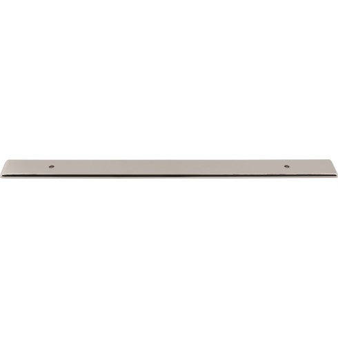 Top Knobs Radcliffe Backplate 12" c-c Appliance Pull in Polished Nickel