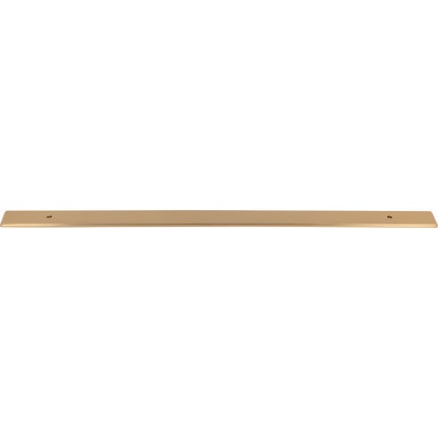 Top Knobs Radcliffe Backplate 18" c-c Appliance Pull in Honey Bronze