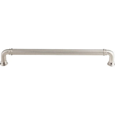 Top Knobs Reeded Appliance Pull 18" c-c Appliance Pull in Brushed Satin Nickel