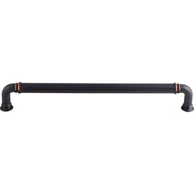 Top Knobs Reeded Appliance Pull 18" c-c Appliance Pull in Umbrio