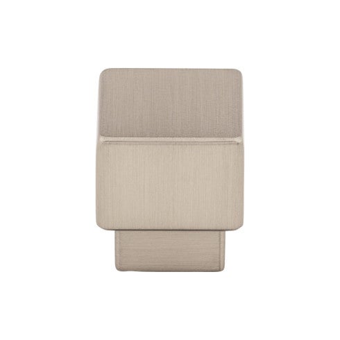 Top Knobs Tapered Square Knob 1" in Brushed Satin Nickel