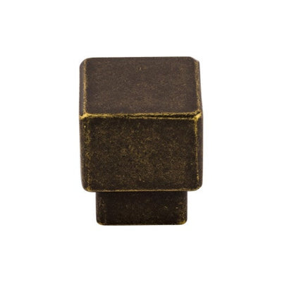 Top Knobs Tapered Square Knob 1" in German Bronze