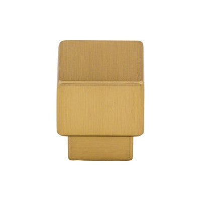Top Knobs Tapered Square Knob 1" in Honey Bronze