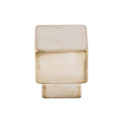 Top Knobs Tapered Square Knob 1" in Polished Nickel