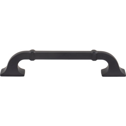 Top Knobs Califon Pull 5 1/16" c-c in Flat Black
