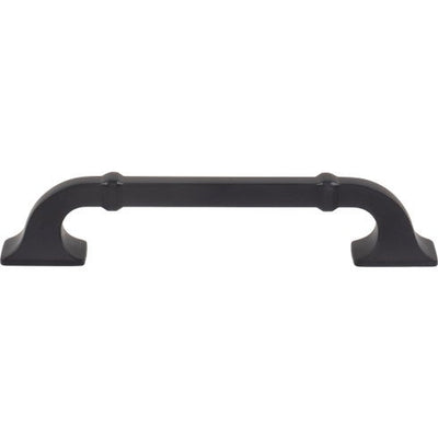 Top Knobs Califon Pull 5 1/16" c-c in Flat Black