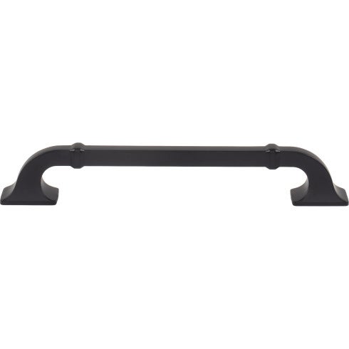 Top Knobs Califon Pull 6 5/16" c-c in Flat Black