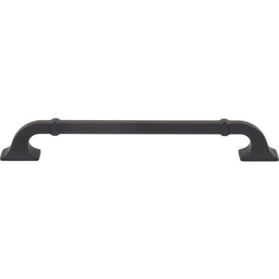 Top Knobs Califon Pull 7 9/16" c-c in Flat Black