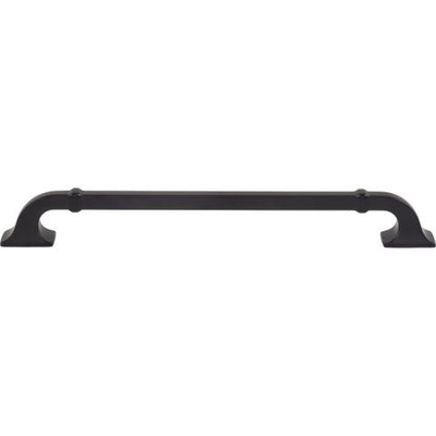 Top Knobs Califon Pull 8 13/16" c-c in Flat Black