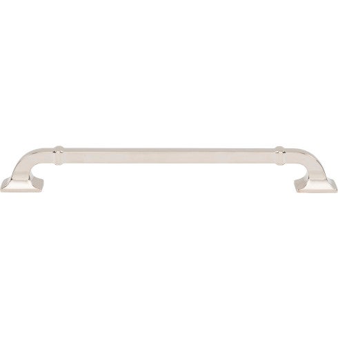 Top Knobs Califon Pull 8 13/16" c-c in Polished Nickel