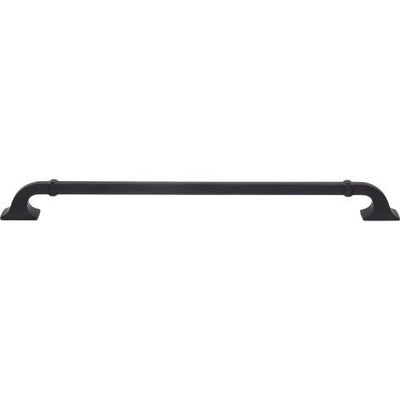 Top Knobs Califon Pull 12" c-c in Flat Black