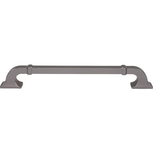 Top Knobs Califon Pull 18" c-c Appliance Pull in Ash Gray