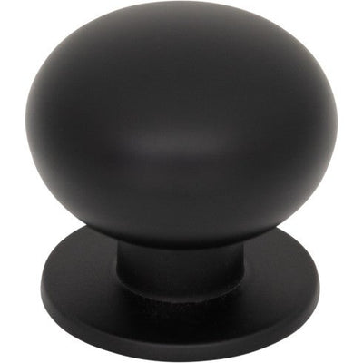 Top Knobs Lambert Knob 1 1/4" in Flat Black