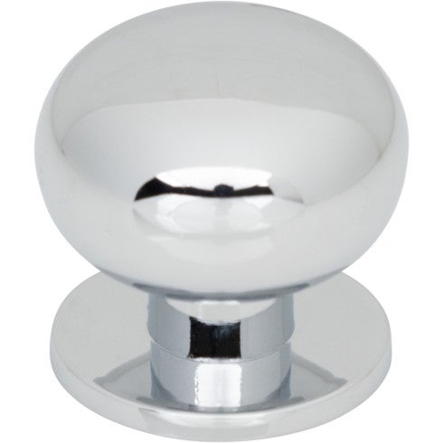 Top Knobs Lambert Knob 1 1/4" in Polished Chrome