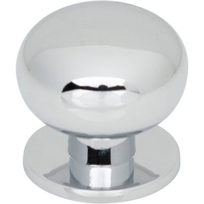 Top Knobs Lambert Knob 1 1/4" in Polished Chrome