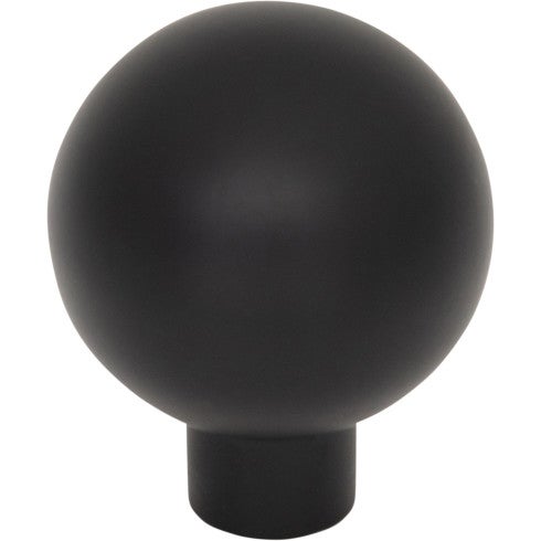 Top Knobs Brockwell Knob 1 1/8" in Flat Black