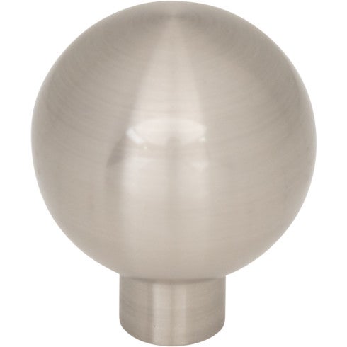 Top Knobs Brockwell Knob 1 1/8" in Brushed Satin Nickel