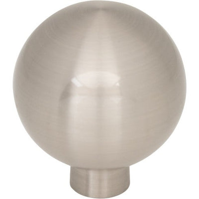 Top Knobs Brockwell Knob 1 1/4" in Brushed Satin Nickel