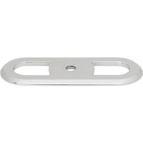 Top Knobs Brockwell Backplate 2 3/4" in Polished Chrome