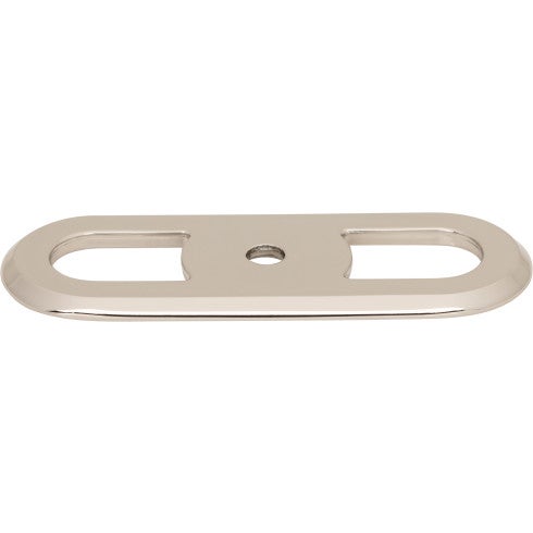 Top Knobs Brockwell Backplate 2 3/4" in Polished Nickel