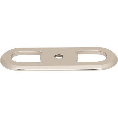 Top Knobs Brockwell Backplate 2 3/4" in Polished Nickel